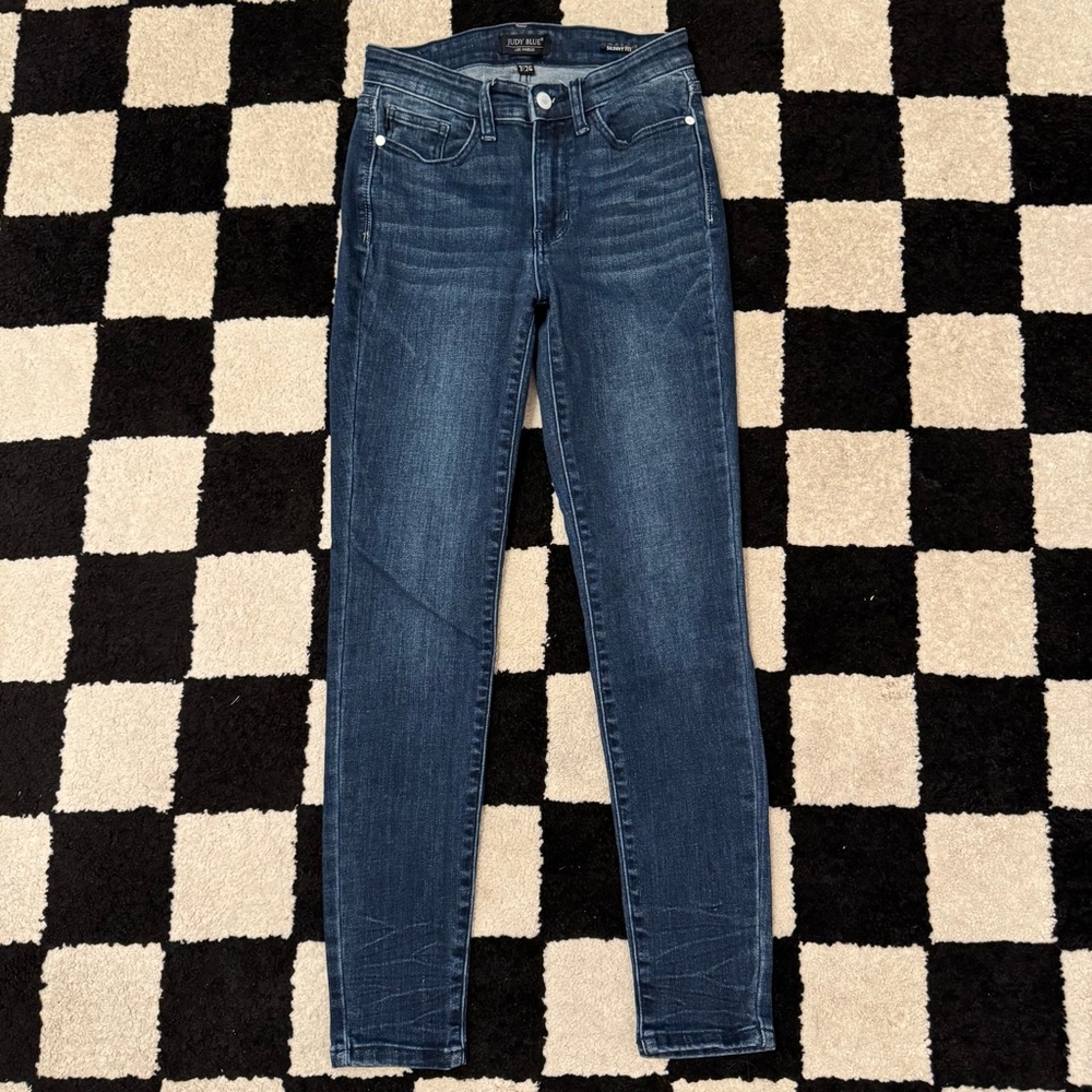 Judy Blue Dark Wash Skinny Fit Jeans Size 3/26